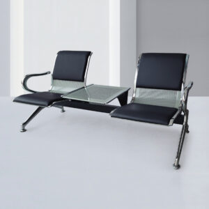 X291-11X 820A銀網面(黑皮2人+茶几板)